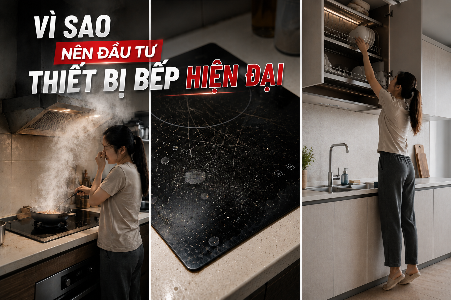 Thiết bị kh&ocirc;ng tốt l&agrave;m giảm trải nghiệm nấu nướng