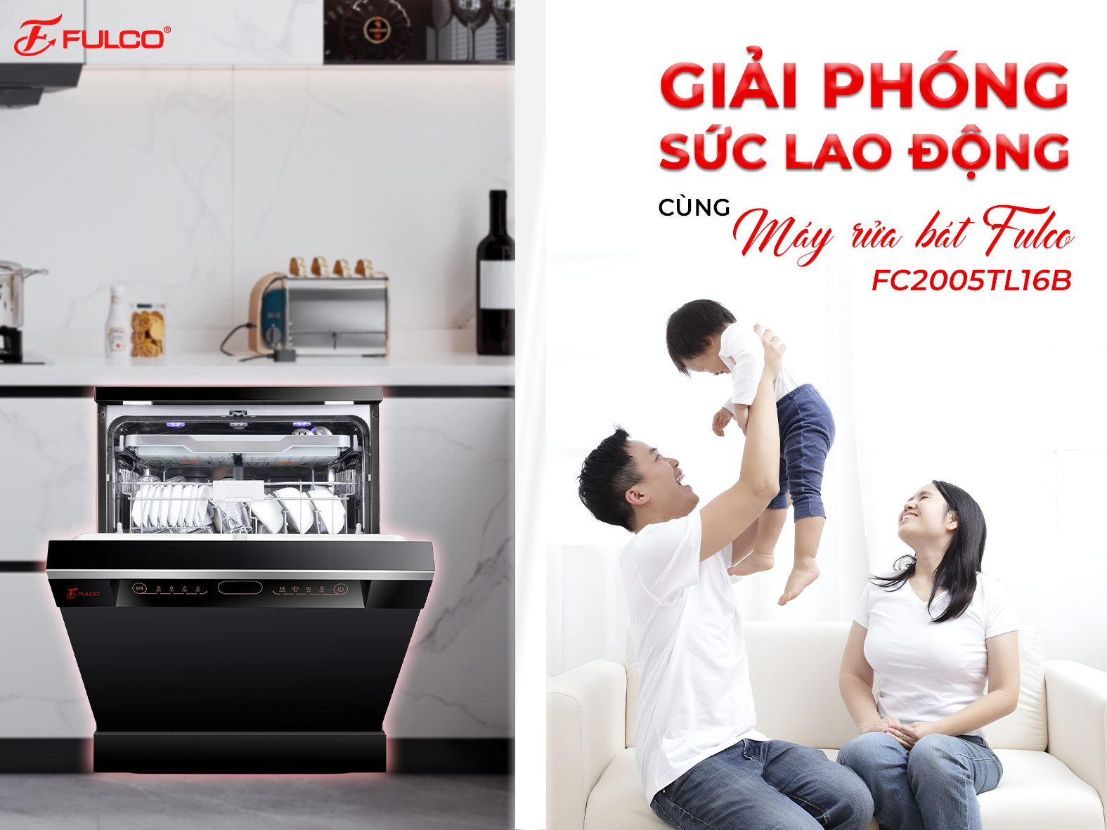 M&aacute;y rửa b&aacute;t FULCO giải ph&oacute;ng sức lao động