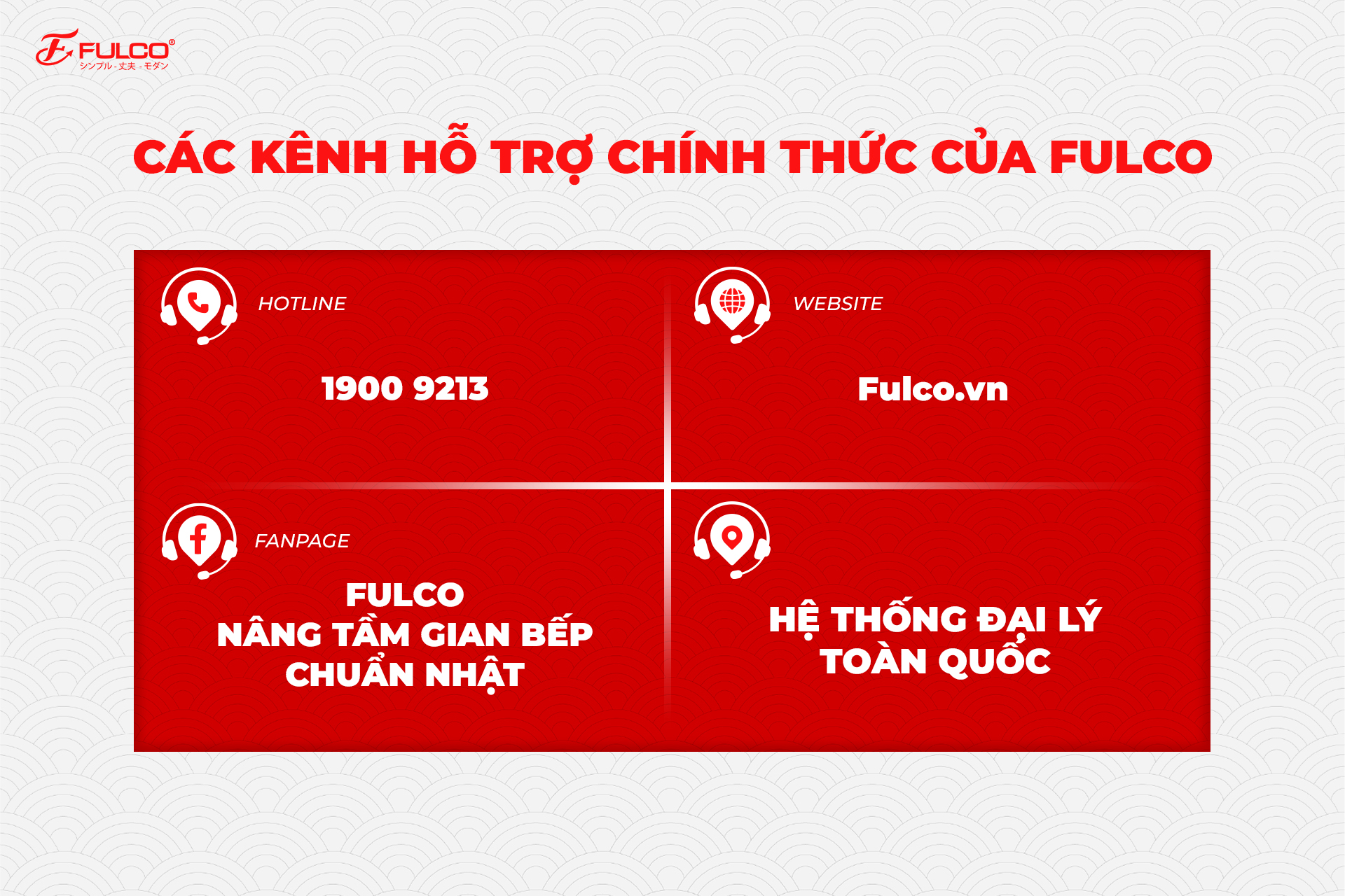 Chính sách bảo hành lên đến 5 năm của FULCO cho thiết bị bếp.